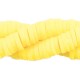 Abalorios polímero Heishi 4mm - Sunshine yellow